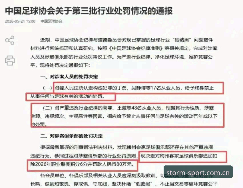 足协第三批禁足名单详解：17人终身禁足，48人遭重罚